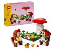 LEGO Egelpicknick Dieren Speelgoed voor 8 jaar en Ouder met Paddenstoel, 2 Egels