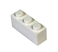 LEGO Piezas y Piezas: Blanco 1x3 Ladrillo x20