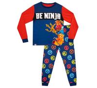 LEGO Pijamas Ninjago | Conjuntos de Pijama de Manga Larga para Niños | Ropa Ninjago para Niños | Azul | 11-12 Años