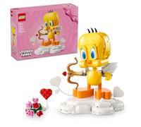 LEGO Piolín Cariñoso - Figura Articulada de Looney Tunes de Juguete con Accesorios Inc. Ramo de Flores, Corazón, Arco de Cupido y Soporte de Nube - Regalo para Niñas y Adolescentes de 12+ Años 40824