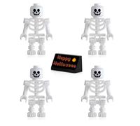 LEGO Pirates of The Caribbean Minifigure - Skeletons (4 Pack) with Free Side Display