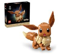 LEGO Pokémon Eevee - Kit de Construcción para Adultos - Maqueta 3D de Puzzle Anime - Figura Articulada con Extremidades, Orejas y Cola Móviles - Decoración de la Habitación - Regalo Gamer - 72151