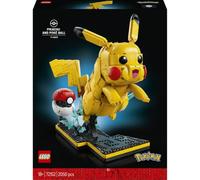 LEGO Pokémon Pikachu y Poké Ball 72152 | Set para adultos, figura articulada de anime con base de exposición, regalo gamer de cumpleaños, 2050 piezas