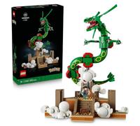 LEGO Pokémon Rayquaza - Kit de Maqueta Anime para Adultos Inc. Figura de Dragón, Minifigura de Tristana y Ultra Ball - Decoración de la Estantería y Cuarto Gaming - Regalo Gamer Coleccionable - 72168