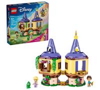 LEGO | Princesas Disney Mini Torre de Rapunzel - Castillo de Juguete de Enredados con Mini Muñecos, Figura del Camaleón Pascal y Accesorios - Regalo para Niñas de 5+ Años y Fans de la Película - 43294