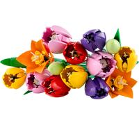 Lego Botanicals Ramo de Tulipanes - Kit de Maquetas para Adultos de Flores Artificiales - Centro de Mesa Decorativo para Salón con 14 Tulipanes en 5 Colores - Regalo para Mujeres - 11501