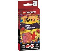 LEGO® - ReCreate Karten - Ninja-Abenteuer: mit LEGO-Elementen