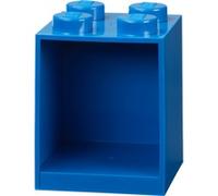 Room Copenhagen Estantería de Bloques Lego 4 Elementos, Azul, 4 ladrillo