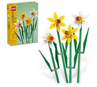 LEGO Regalo de narcisos para el día de San Valentín, narcisos amarillos y blancos, decoración de habitación de flores de primavera, gran regalo para los amantes de las flores, 40747, 6476651