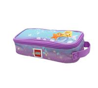LEGO® Sirena Estuche Rectangular - Azul y Lila, Azul Claro y Lila, Astuccio rettangolare da 21 cm, Estuche Rectangular