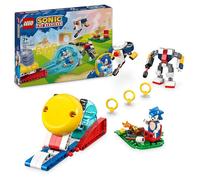 LEGO Sonic The Hedgehog Batalla de Sonic en la Hoguera Set de Construcción con Dron y Robot de Juguete, 4 Minifiguras de Personajes, Regalo para Gamers, Niños y Niñas de 7 Años o Más 77001