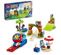 LEGO Sonic the Hedgehog Sonic Speed Sphere Challenge 76990 Juego de juguetes de construcción, juego Sonic con lanzador de esfera de velocidad y 3 figuras de Sonic, divertido regalo de cumpleaños para