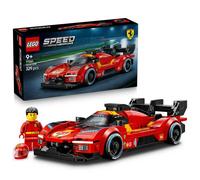 LEGO Speed Champions Ferrari 499P Coche de Carreras de Juguete - Kit de Maquetas con Minifigura de Piloto Coleccionable - Merchandising Deportivo - Regalo para Niños de 9+ Años y Fans - 77261