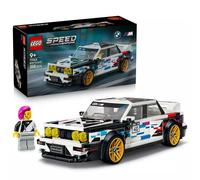 LEGO Speed Champions BMW M3 (E30) Coche de Juguete - Kit de Maquetas con Minifigura de Piloto Coleccionable - Regalo de Cumpleaños para Niños de 9+ Años y Fans de Las Carreras - 77263