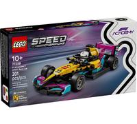 LEGO Speed Champions Coche de Carreras F1 Academy Maqueta de Coche de Juguete y Minifigura de Mujer Piloto de Fórmula 1 - Regalo para Niñas y Niños de 10+ Años y Adultos Fans del Motor - 77258