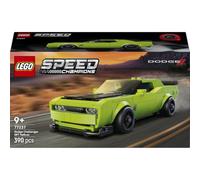 LEGO Speed Champions Deportivo Dodge Challenger SRT Hellcat 77237 | Juguetes para niños de 9+ años, maqueta de coche deportivo de juguete, minifigura de piloto, regalo de cumpleaños, 390 piezas
