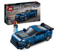 LEGO Speed Champions Deportivo Ford Mustang Dark Horse Coche de Juguete Azul para Construir, Maqueta de Vehículo con Minifigura de Piloto, Regalo para Niños y Niñas de 9 Años o Más 76920