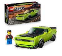 LEGO Speed Champions Dodge Challenger SRT Hellcat - Coche Deportivo de Juguete - Kit de Maquetas con Minifigura de Piloto - Regalo de Cumpleaños para Niños de 9+ Años 77237