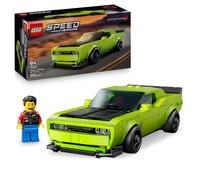 LEGO Speed Champions Dodge Challenger SRT Hellcat Sports Car Toy - Car Model Kit