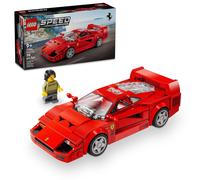 LEGO Speed Champions Ferrari F40 Supercar - Set de construcci n de maquetas de coche de juguete con minifigura de conductor - Juguete Ferrari col