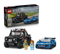 LEGO Speed Champions Jaguar Project 7 y Land Rover Defender - Kit de Maquetas con 2 Coches de Juguete y 2 Minifiguras - Regalo de Cumpleaños para Niños de 10+ Años - 77264