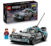 LEGO Speed Champions Máquina del Tiempo de Regreso al Futuro - Maqueta de Coche de Juguete con Minifiguras de Marty McFly y Doc Brown - Regalo para Niños y Niñas de 9+ Años y Fans de la Película 77256