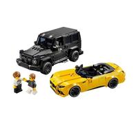 Lego Speed Champions Mercedes-AMG G 63 y Mercedes-AMG SL 63 2 Coches de Juguete de Construcción, Maqueta de Vehículo, 2 Minifiguras de Conductores, Regalo para Niños y Niñas de 10 Años o Más 76924