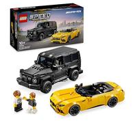 Lego Speed Champions Mercedes-AMG G 63 y Mercedes-AMG SL 63 2 Coches de Juguete de Construcción, Maqueta de Vehículo, 2 Minifiguras de Conductores, Regalo para Niños y Niñas de 10 Años o Más 76924