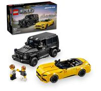 Lego Speed Champions Mercedes-AMG G 63 y Mercedes-AMG SL 63 2 Coches de Juguete de Construcción, Maqueta de Vehículo, 2 Minifiguras de Conductores, Regalo para Niños y Niñas de 10 Años o Más 76924