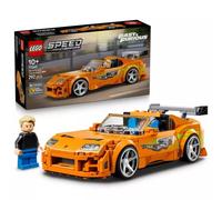 LEGO Speed Champions Toyota Supra MK4 de A Todo Gas - Maqueta de Coche Deportivo de Juguete con Minifigura de Brian O'Conner - Regalo Stem para Niños de 10+ Años Fans de Fast & Furious - 77260