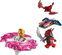 LEGO Ninjago Spinner de Spinjitzu del Dragón de Sora de Juguete de Acción, Set de Construcción de Peonza con 2 Minifiguras y Armas Ninja, Regalo para Niños y Niñas de 6 Años o Más 71824