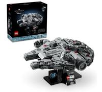 LEGO Star Wars 75375 Halcón Milenario -Maqueta para Adultos de Nave Estelar Coleccionable con Base y Placa - Decoración de Escritorio - Regalo para Hombres, Mujeres y Fans de Una Nueva Esperanza