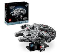 LEGO Star Wars 75375 Halcón Milenario -Maqueta para Adultos de Nave Estelar Coleccionable con Base y Placa - Decoración de Escritorio - Regalo para Hombres, Mujeres y Fans de Una Nueva Esperanza