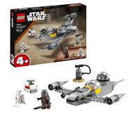 LEGO Star Wars 75410 Caza Estelar N-1 de Mando y Grogu Maqueta de Juguete con Figuras del Mandaloriano, Baby Yoda y R5-D4, Set de Iniciación, Regalo The Mandalorian para Niños y Niñas de 4 Años o Más