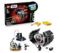 LEGO Star Wars 75421 Smart Play: The Tie Fighter de Darth Vader - Juguete Interactivo Todo en uno con Smart Ladrillo, Etiqueta, Minifigurita & Cargador - Idea de Regalo para niño, niña a Partir de 8