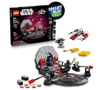 LEGO Star Wars 75427 Smart Play: Duelo en la Sala del Trono y Cazador A-Wing - Juego Interactivo Todo en uno - 2 Smart Ladrillos, 5 Etiquetas, 3 minifigurines, Cargador - Regalo para niño, niña de 9
