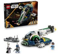 LEGO Star Wars 75433 Nave Estelar de Jango Fett - Nave de Juguete con Alas Que Rotan y 3 Minifiguras Inc. Boba Fett - Regalo para Niños de 9+ Años Fans de El Ataque de los Clones