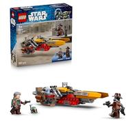 LEGO Star Wars 75437 Speeder de Cobb Vanth - Moto de Juguete con Minifiguras de Cobb Vanth y Cad Bane con Blásters y Mochila Propulsora - Regalo para Niños de 7+ Años y Fans de The Mandalorian