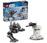 LEGO Star Wars 75444 Ataque del AT-RT de Juguete - Kit de Maquetas con Caminante Imperial, Torre, Minifigura del Mandaloriano y Figura de Grogu - Regalo de Cumpleaños para Niños y Niñas de 7+ Años