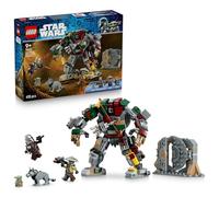 LEGO Star Wars 75451 Batalla contra el Droide Centinela en el Palacio Hutt de Juguete - Set con el Mandaloriano y Grogu con Figura de Acción, 2 Minifiguras y 2 Figuras - Regalo para Niños de 9+ Años