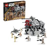 LEGO Star Wars at-TE Walker 75337 - Juguete articulable, juego de La venganza de los Sith, regalo para niños con 3 soldados clones 212, figuras de araña enana y droide de batalla