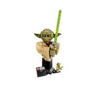 LEGO Star Wars 75438 Yoda Bust - Display Model Kit for Adults w/Green Lightsaber & Collectible Jedi Master Minifigure - DIY Shelf or Room Decor - Gift Idea for Attack of The Clones Fans