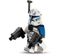 Lego Star Wars Capitán Rex - Figura de Capitán Rex con dos blásteres y casco, alternativa al paquete de batalla, minifiguras