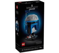 LEGO Star Wars 75408 Casco de Jango Fett - Kit de Maquetas para Adultos del Mandaloriano - Soporte, Placa de Identificación y Telémetro Ajustable - Regalo para Fans de El Ataque de los Clones