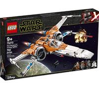 LEGO Star Wars - Caza Ala-X de Poe Dameron, Juguete de Construcción Inspirado en la Guerra de las Galaxias, Incluye 3 Minifiguras de Personajes de la Saga y a R2D2 (75273)