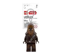 LEGO Star Wars Chewbacca Llavero Linterna LED Juguetes de regalo para niños - Figura de 76 mm de altura (KE100H) - 2 pilas CR2025 incluidas