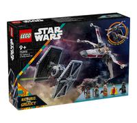 LEGO Star Wars 75393 Caza Tie y ala-X Fusionados - Juguete de Construcción con 2 Naves Estelares - 4 Minifiguras y Figura de Droide - Regalo para Niños de 9+ Años y Fans