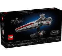 LEGO Star Wars 75441 Crucero de Ataque Clase Venator - Maqueta para Construir para Adultos de Nave de la República - Decoración para el Salón - Regalo de Colección para Fans de La Venganza de los Sith