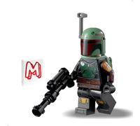 LEGO Star Wars El libro de Boba Fett Minifigure - Boba Fett con Beskar Armor, Jet Pack y Blaster (75312) 2021