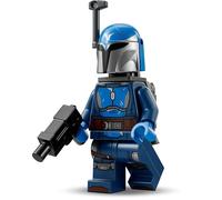 LEGO Star Wars Figura: Mandalorian Nite Owl con pistola y mochila para cohetes - Alternativa a LEGO Star Wars Battle Pack